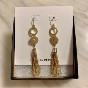 Gold Tassel Earrings